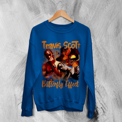 Travis Scott Bootleg Sweatshirt Butterfly Effect Sweater Rap Travis Scott Shirt