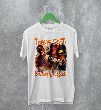 Travis Scott Bootleg T-Shirt Butterfly Effect Tee Travis Scott Shirt Rap