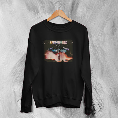 Travis Scott Sweatshirt AstroWorld Sweater Cactus Jack Shirt Rap Merch