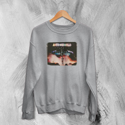 Travis Scott Sweatshirt AstroWorld Sweater Cactus Jack Shirt Rap Merch