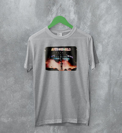 Travis Scott T-Shirt AstroWorld Tee Cactus Jack Shirt Rap Merch