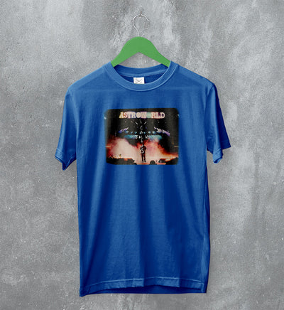 Travis Scott T-Shirt AstroWorld Tee Cactus Jack Shirt Rap Merch