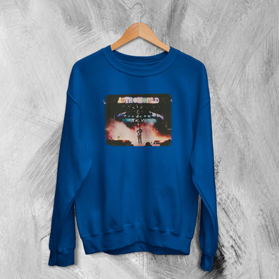 Travis Scott Sweatshirt AstroWorld Sweater Cactus Jack Shirt Rap Merch