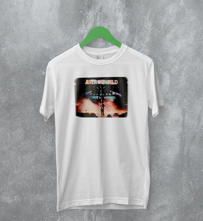 Travis Scott T-Shirt AstroWorld Tee Cactus Jack Shirt Rap Merch