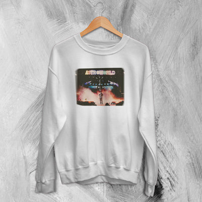 Travis Scott Sweatshirt AstroWorld Sweater Cactus Jack Shirt Rap Merch