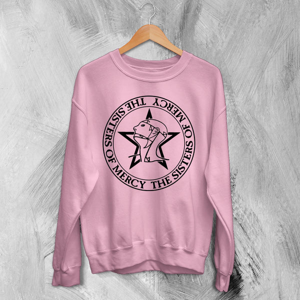 The Sisters of Mercy Logo Sweatshirt Gothic Rock Sisters of Mercy Shirt Punk Crewneck
