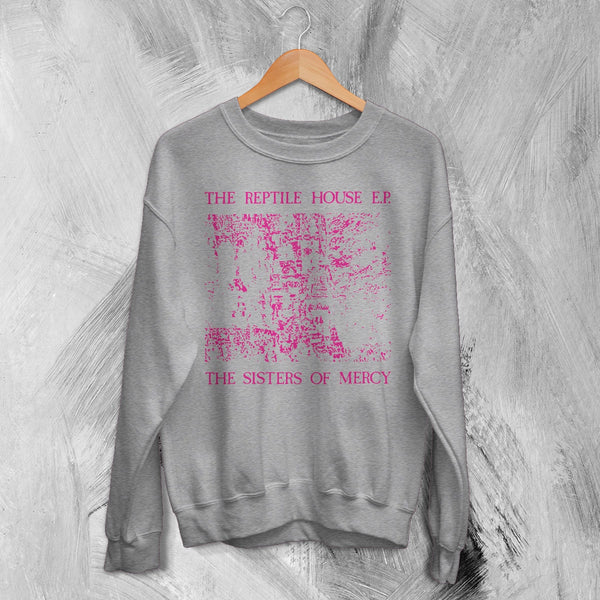 The Sisters of Mercy Sweatshirt The Reptile House Shirt Punk Rock Music Crewneck