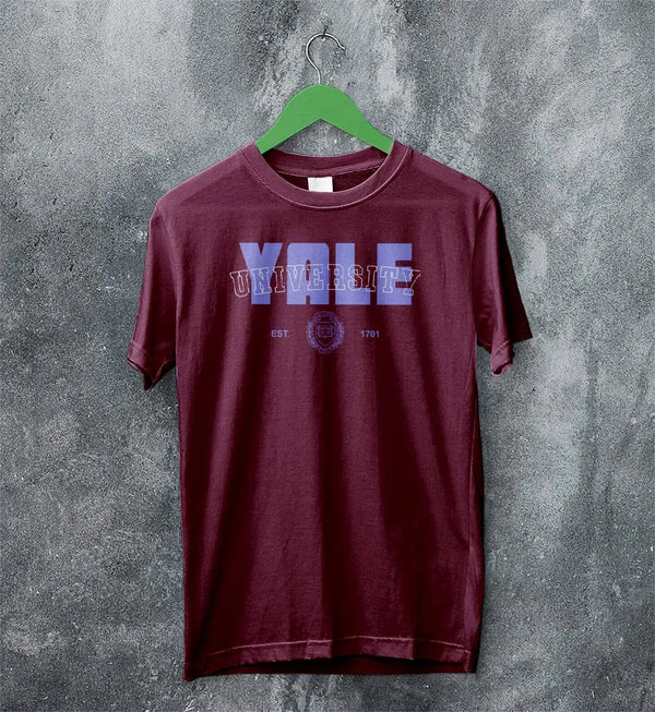Yale University T-shirt Retro Campus Shirt Ivy League Research University US