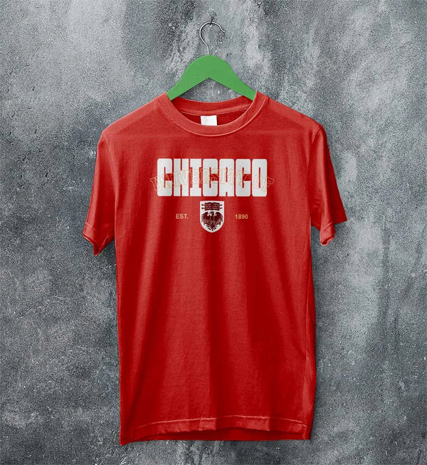 The University of Chicago T-shirt Retro Chicago Shirt Est 1890 Campus Merch