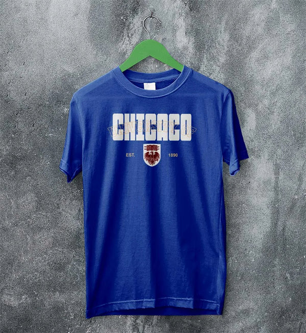 The University of Chicago T-shirt Retro Chicago Shirt Est 1890 Campus Merch