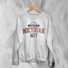 University of Michigan Sweatshirt Michigan University Shirt National Universities