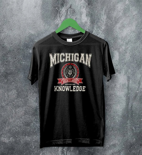 University of Michigan T-shirt Great Lakes Shirt Knowledge Michigan University