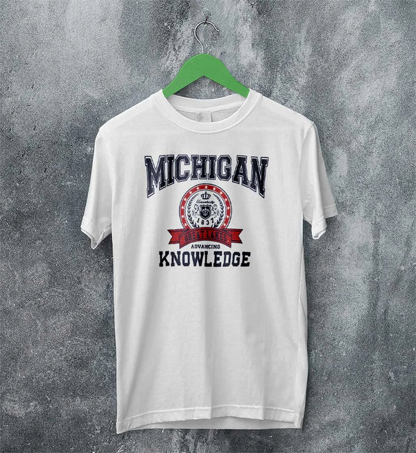 University of Michigan T-shirt Great Lakes Shirt Knowledge Michigan University
