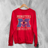 Monsters University Logo Sweatshirt Monsters Inc Shirt Monsters University