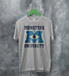 Monsters University Logo T-shirt Monsters Inc Shirt Monsters University
