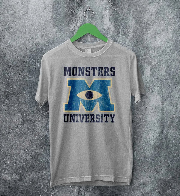 Monsters University Logo T-shirt Monsters Inc Shirt Monsters University