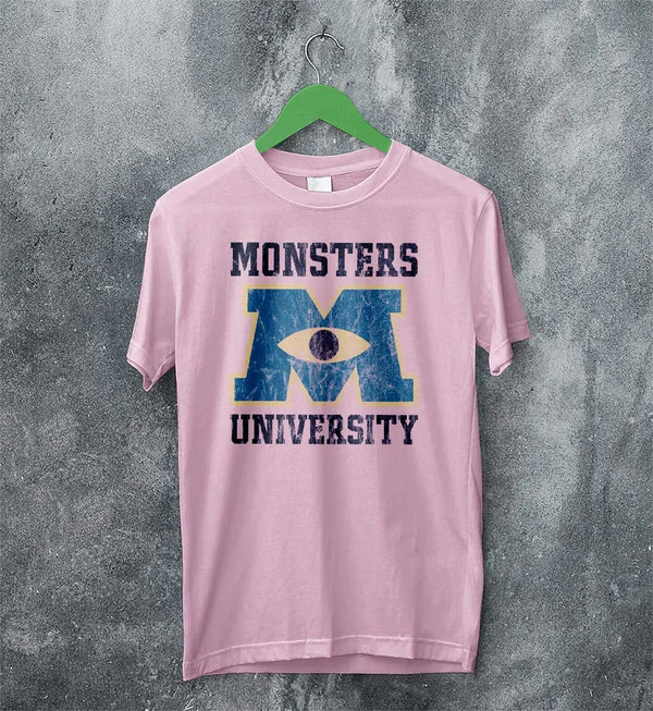Monsters University Logo T-shirt Monsters Inc Shirt Monsters University