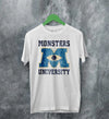 Monsters University Logo T-shirt Monsters Inc Shirt Monsters University