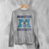 Monsters University Logo Sweatshirt Monsters Inc Shirt Monsters University