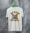 MICHIGAN University T-shirt Football Logo Shirt Michigan Football Merch