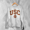 USC Logo Sweatshirt The University of Southern California Shirt SC LA Merch