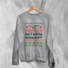 The Avengers Ugly Christmas Sweatshirt Natasha Romanoff Sweater Gift For Christmas