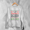 The Avengers Ugly Christmas Sweatshirt Natasha Romanoff Sweater Gift For Christmas