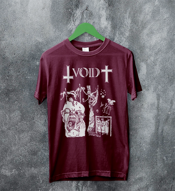 Void Band T-Shirt Zombie Punk Void Shirt Vintage Skeleton Punk Rock Tee