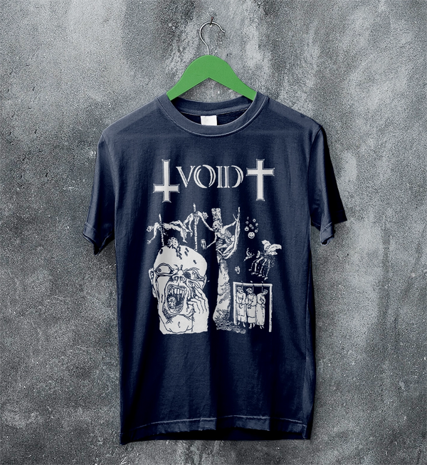 Void Band T-Shirt Zombie Punk Void Shirt Vintage Skeleton Punk Rock Tee