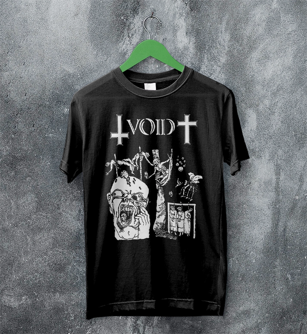 Void Band T-Shirt Zombie Punk Void Shirt Vintage Skeleton Punk Rock Tee
