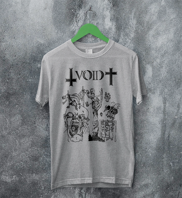 Void Band T-Shirt Zombie Punk Void Shirt Vintage Skeleton Punk Rock Tee