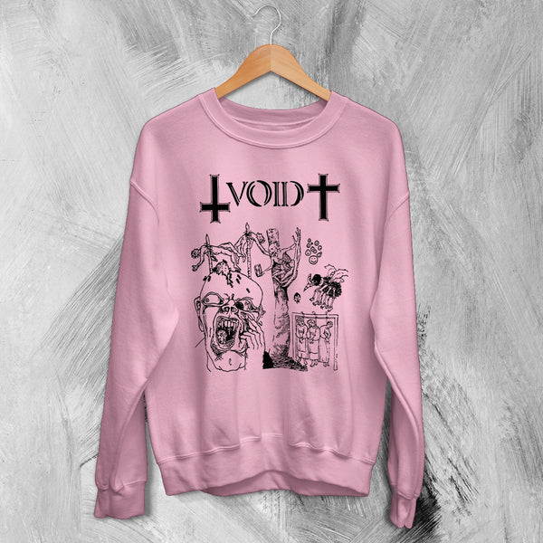 Void Band Sweatshirt Zombie Punk Void Shirt Vintage Skeleton Punk Rock Crewneck