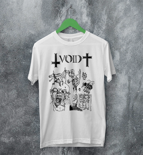 Void Band T-Shirt Zombie Punk Void Shirt Vintage Skeleton Punk Rock Tee