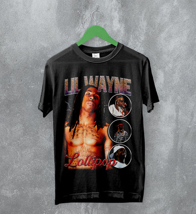 Lil Wayne Bootleg T-Shirt Lollipop Tee Lil Wayne Shirt Tha Carter III Rapper