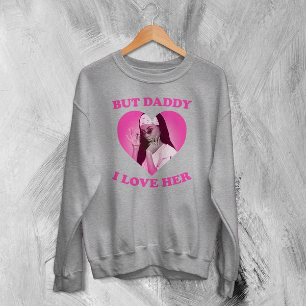 Aaliyah Lover Sweatshirt Love Aaliyah Bootleg Shirt Queen of Urban Pop Hip Hop Crewneck - Sport Grey - WorldWideShirt