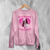 Aaliyah Lover Sweatshirt Love Aaliyah Bootleg Shirt Queen of Urban Pop Hip Hop Crewneck - Light Pink - WorldWideShirt