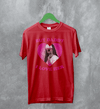 Aaliyah Lover T-Shirt Love Aaliyah Bootleg Shirt Queen of Urban Pop Hip Hop Tee - Red - WorldWideShirt