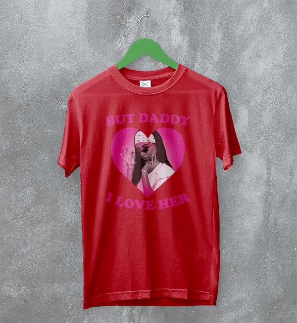 Aaliyah Lover T-Shirt Love Aaliyah Bootleg Shirt Queen of Urban Pop Hip Hop Tee - Red - WorldWideShirt