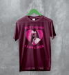 Aaliyah Lover T-Shirt Love Aaliyah Bootleg Shirt Queen of Urban Pop Hip Hop Tee - Red Maroon - WorldWideShirt