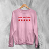 Aaliyah Sweatshirt Ask Aaliyah Bootleg Shirt Queen of Urban Pop Merch Hip Hop Crewneck - Light Pink - WorldWideShirt