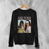 Aaliyah Sweatshirt Bootleg Aaliyah Singer Sweater Princess of R&B Merch - WorldWideShirt