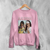 Aaliyah Sweatshirt Bootleg Aaliyah Singer Sweater Princess of R&B Merch - WorldWideShirt