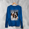 Aaliyah Sweatshirt Bootleg Hip Hop Sweater Queen of Urban Pop Merch - WorldWideShirt