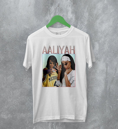 Aaliyah T-Shirt Bootleg Aaliyah Singer Shirt Princess of R&B Merch - WorldWideShirt