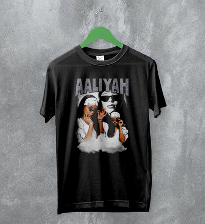 Aaliyah T-Shirt Bootleg Hip Hop Shirt Queen of Urban Pop Merch - WorldWideShirt