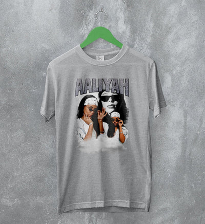 Aaliyah T-Shirt Bootleg Hip Hop Shirt Queen of Urban Pop Merch - WorldWideShirt