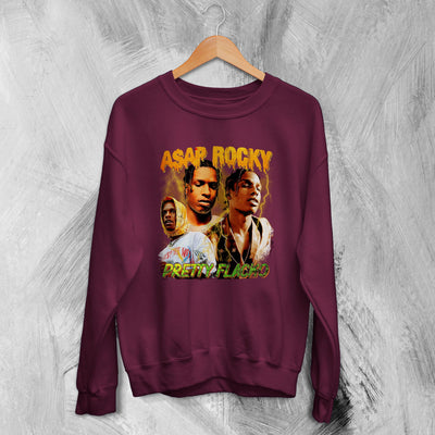 A$AP Rocky Sweatshirt Pretty Flacko Sweater A$AP Mob Rapper - WorldWideShirt