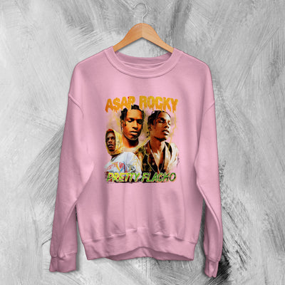 A$AP Rocky Sweatshirt Pretty Flacko Sweater A$AP Mob Rapper - WorldWideShirt