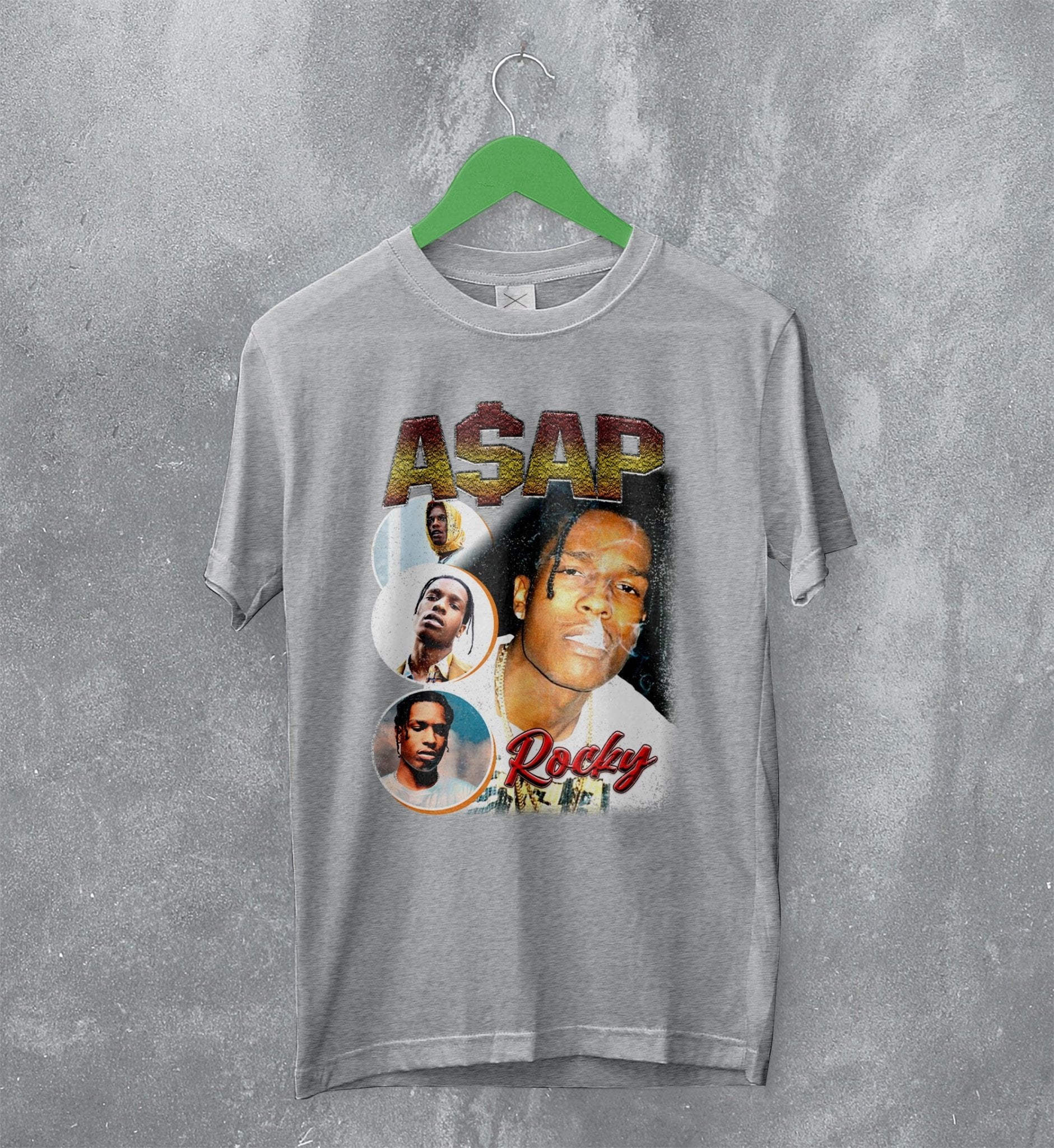 A$AP Rocky T-Shirt ASAP Rapper Shirt A$AP Mob Hip Hop Merchandise ...