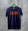 ACDC Logo T-Shirt Blues Rock AC/DC Shirt Rock Band Music Merch - WorldWideShirt